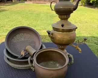 ST1035Vintage Turkish Samovar And More