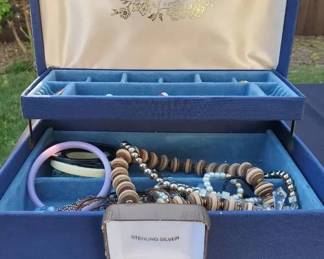 ST1069Costume Jewelry And Box