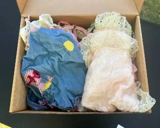 ST1023Mystery Vintage Doll Clothes Lot