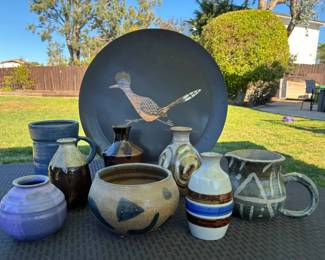 ST1103Southwest Themed Pottery, Serving Platter