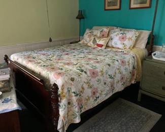 sleigh bed with mattress boxspring