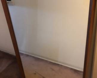 Wall mount mirror for MidCentury modern dresser.