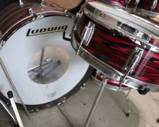 Vintage Ludwig Drum Set 