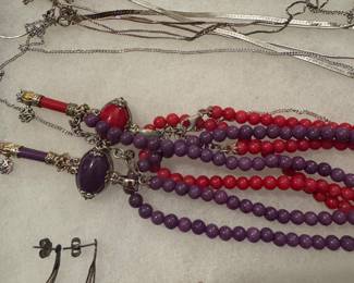 Sterling Silver Jewelry Earrings, Necklaces, Bracelets & Brooches 