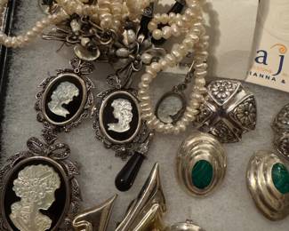 Sterling Silver Jewelry Earrings, Necklaces, Bracelets & Brooches 