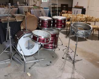 Vintage Ludwig Drum Set 