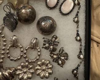 Sterling Silver Jewelry Earrings, Necklaces, Bracelets & Brooches 