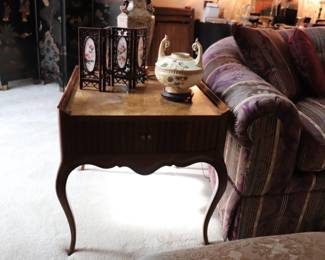 Baker French Burlwood Side End