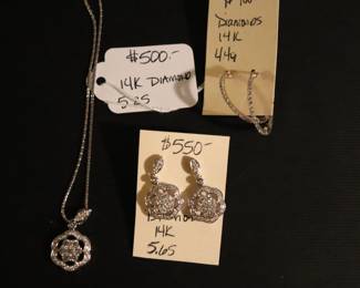 14K 18K & 21K GOLD  Jewelry Earrings, Necklaces, Bracelets & Brooches 