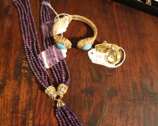 14K 18K & 21K GOLD  Jewelry Earrings, Necklaces, Bracelets & Brooches 