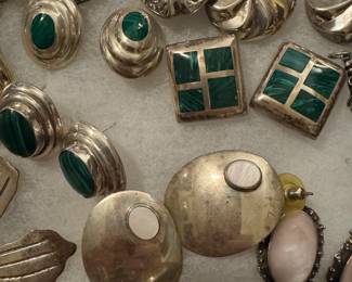 Sterling Silver Jewelry Earrings, Necklaces, Bracelets & Brooches 