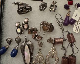 Sterling Silver Jewelry Earrings, Necklaces, Bracelets & Brooches 