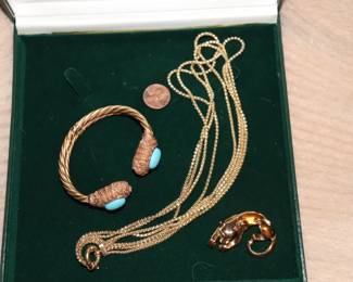 14K 18K & 21K GOLD  Jewelry Earrings, Necklaces, Bracelets & Brooches 