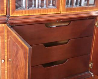 Councill Craftsmen Large 4 Door Mahogany Breakfront