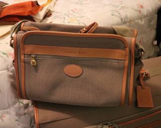 Vintage Christian Dior travel bag & Suitcase New old Stock 