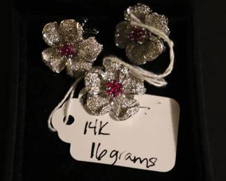 14K 18K & 21K GOLD  Jewelry Earrings, Necklaces, Bracelets & Brooches 