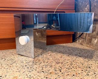 Paul Evans Style Kovacs Chrome Modern L Shape Lamp