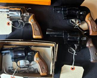 Model # 37 .38 Chiefs Spc. Airweight / Smith & Wesson Model 36 38 spl Chief’s Special - Nickel Finish / Smith & Wesson Model 49 .38 spl