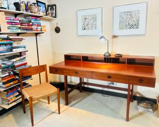 Peter Lovig Nielsen Teak Partners Desk – 1960s Mid Century Modern Design