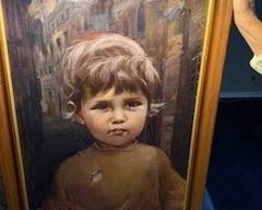 "Crying Boys" Original Oil on Canvas Framing