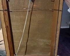 "Crying Boys" Original Oil on Canvas Back