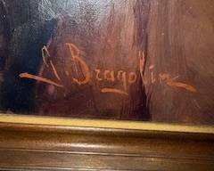 "Crying Boys" Original Oil on Canvas Signature