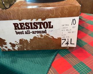 Hats, boots, jeans and belts - ready for work or rodeo!