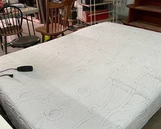 Memory foam on an adjustible frame