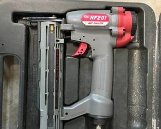 Several sizes of nail guns available