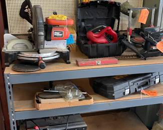 Wood working, tile cutting, your remodeling needs are covered.  