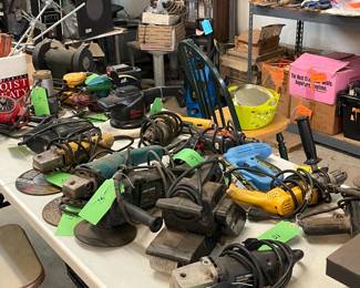 Power tools, the ones that won't need a new battery in a year!