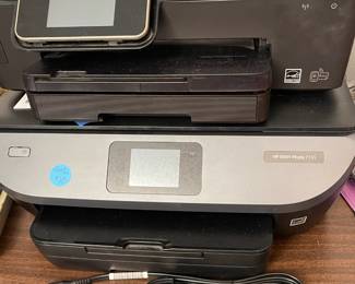 Photo printers (2), monitor and stand.  