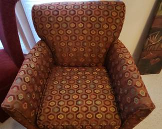 Vintage upholstered armchair from Storehouse Furniture in excellent condition