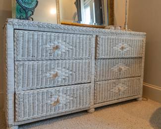 All wicker is in great shape.