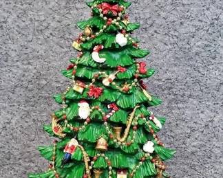 Decorated Christmas Tree Sculpture