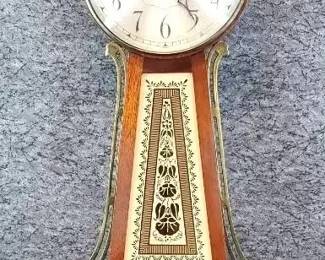 Vintage German Made Seth Thomas Bango Clock with Key