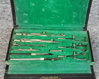 Vintage German Made Schoenner Drafting Tools Set