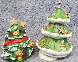 Musical Christmas Tree, Cat Themed Christmas Bank