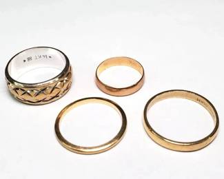 14K Rings4 Gold Bands