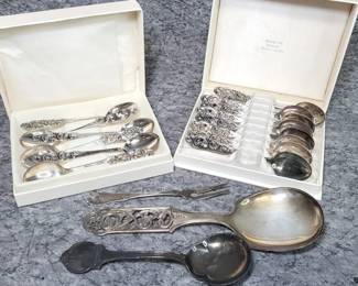 830S Mylius Norwegian Silver Demitasse Spoons, Utensils