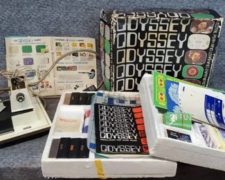 1972 Magnavox Odyssey Video Game Console Components