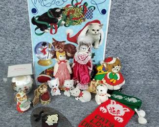 Cat Lovers ChristmasOrnaments, Window Clings, Stocking, Decor