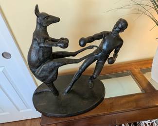 Australian boxing kangaroo