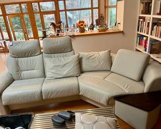 Fjords Ergonomic Reclining Leather Sofa