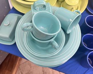 Bright blue turquoise Fiesta