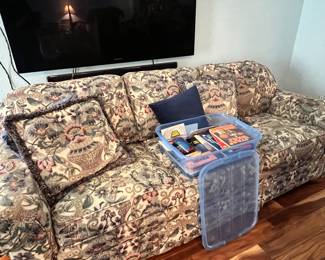 Gorgeous tapestry sofa $300