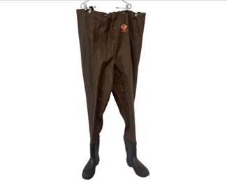Red Ball Insulated Chest Waders Boot Size 9 With Suspenders*