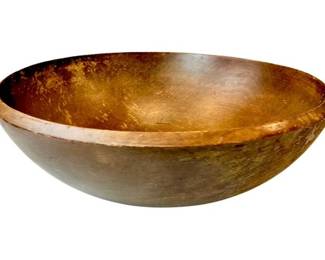 Large Wooden Bowl - Signed "Rimrock"