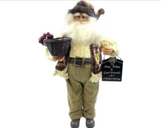 Santa Christmas Figure - Signed "Karen Didion Originals"