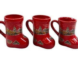 Three Vienna Christmas Market Boot Mug Kssinger Ag Stephansplatz